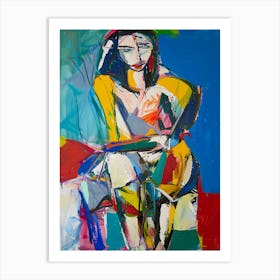 Abstract Woman Art Print