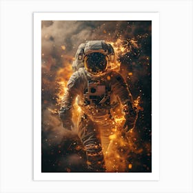 Epic Fantasy Astronaut Art Print