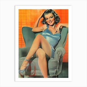 Pin Up Girl 32 Art Print