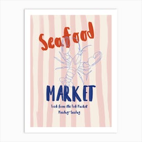 Seafood Market Art Print