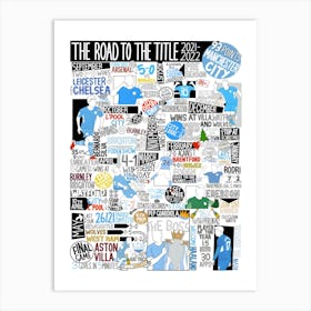 Manchester City 7 Art Print