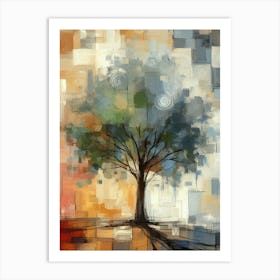 Abstract Tree 3 Art Print