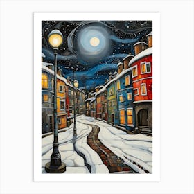 Night In The City Art Print