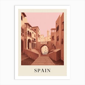 Vintage Travel Poster Spain 3 Art Print