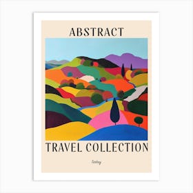 Abstract Travel Collection Poster Turkey 2 Art Print