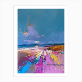 Beach Road Art Print