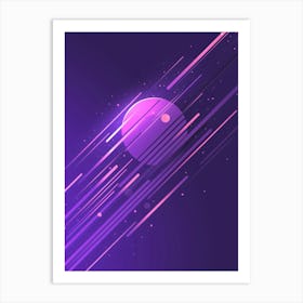 Abstract Space Background 3 Art Print