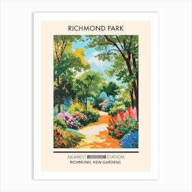 Richmond Park London Parks Garden 2 Art Print