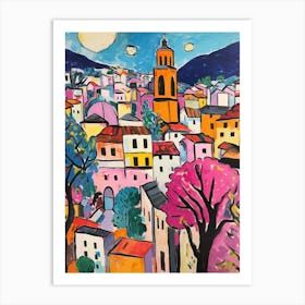 Turin Italy 3 Fauvist Painting Art Print