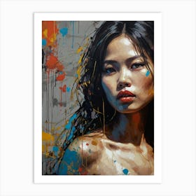 Asian Woman 4 Art Print