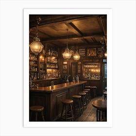 Irish Bar Art Print