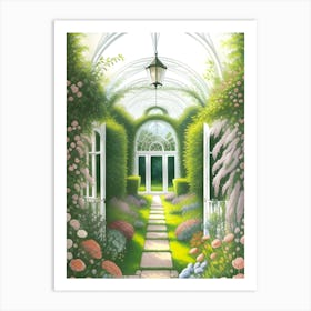 Into The Garden Art 1 Art Print