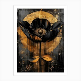 Black Flower 1 Art Print