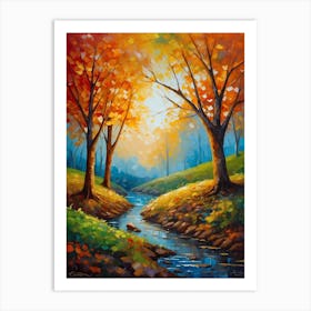 Autumn In The Forest Art Print