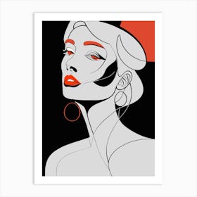 Aesthetic Portrait 03 Art Print