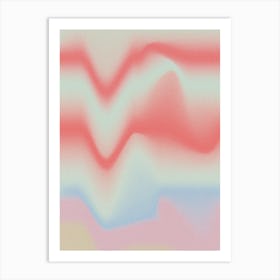 Pink Wave Art Print