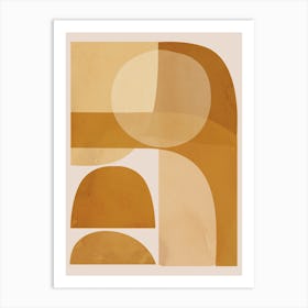 Abstract Minimal Shapes 214 Art Print