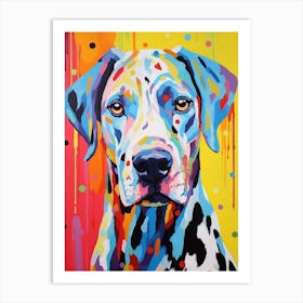 Pop Art Paint Dog 3 Art Print