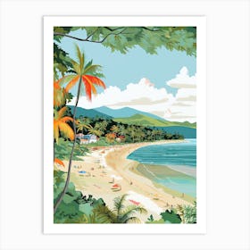 Tanjung Rhu Beach, Langkawi Island, Malaysia, Matisse And Rousseau Style 4 Art Print