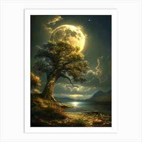 Full Moon 4 Art Print