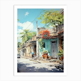 Old Manila Street 2 Art Print