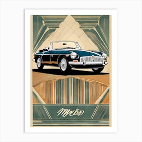 Mg Mgb Roadster British Sports Car Art Print
