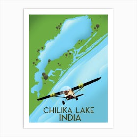 Chilika Lake India Art Print