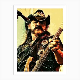 Lemmy Kilmister Motorhead 4 Art Print