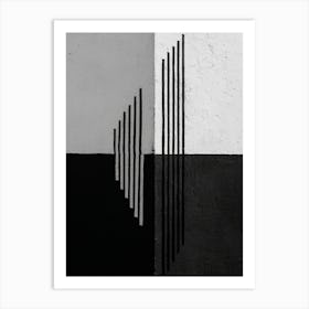 Black And White Art Print