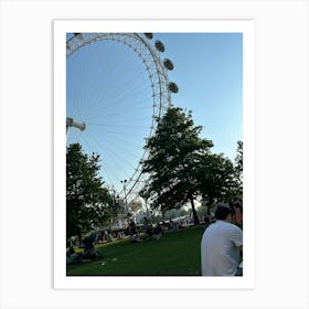 London Eye Art Print