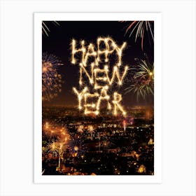 Happy New Year Art Print