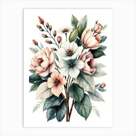 Floral Bouquet Art Print