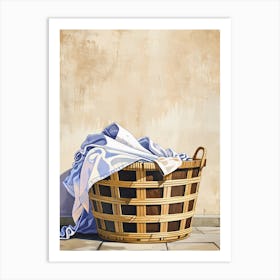 Basket Of Clothes 2 Art Print