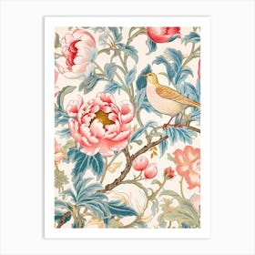 Floral Wallpaper 95 Art Print