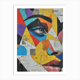 Face Of A Woman 99 Art Print