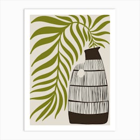 Palm Vase Art Print