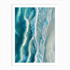 Aerial View Of A Beach 86 Art Print