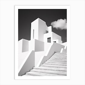 Ibiza, Spain, Photography In Black And White 2 Art Print