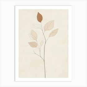 Ivy leaves Art Print