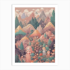 Pixel Art 1 Art Print