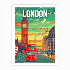 London Travel 1 Art Print