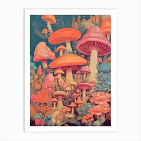 Mushroom Fantasy 6 Art Print