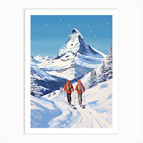 Are, Sweden, Ski Resort Illustration 5 Art Print