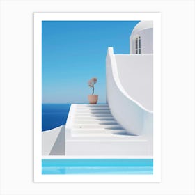 Greek island architecture Art Print