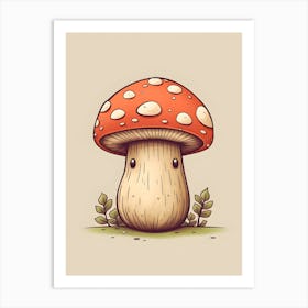 Fly agaric Children Design Art Print