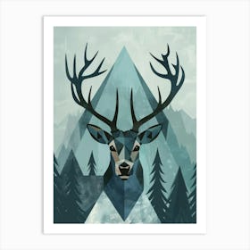 Deer Canvas Print 5 Art Print