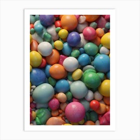 Candy Eggs Art Print