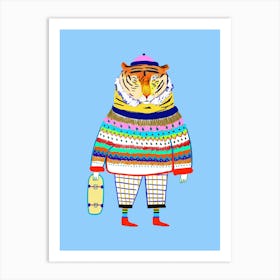 Tiger New Skater Art Print