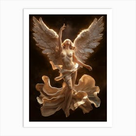 Naked Angel of Light #2 Art Print