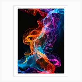 Abstract Smoke 11 Art Print